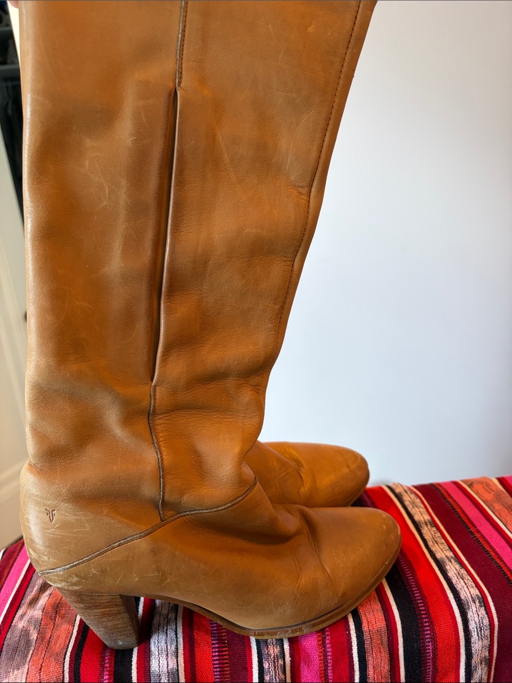 Vintage Women's Frye Tall Leather Boots